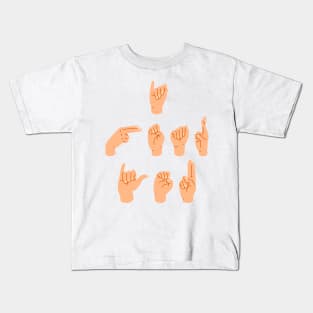 I hear you - sign language Kids T-Shirt